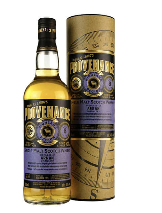Віскі Douglas Laing Provenance Arran 8 y.o. 46% 0.7 л  